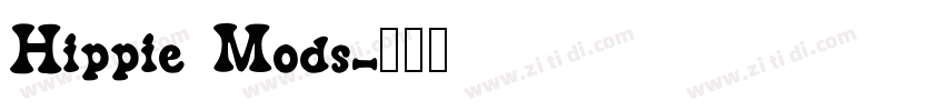 Hippie Mods字体转换